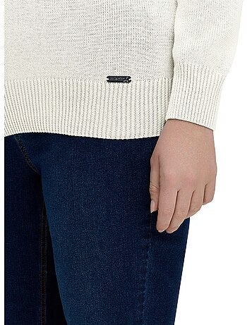 Pull à Encolure En V 50% Coton - Taille Standard - Witt