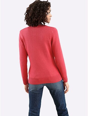 Pull à Encolure En V 50% Coton - Taille Standard - Witt