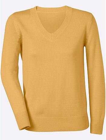 Pull à Encolure En V 50% Coton - Taille Standard - Witt