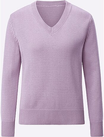 Pull à Encolure En V 50% Coton - Taille Standard - Witt