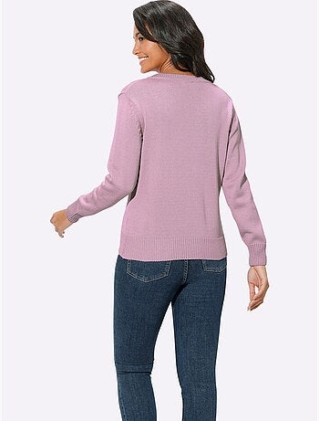 Pull à Encolure En V 50% Coton - Taille Standard - Witt