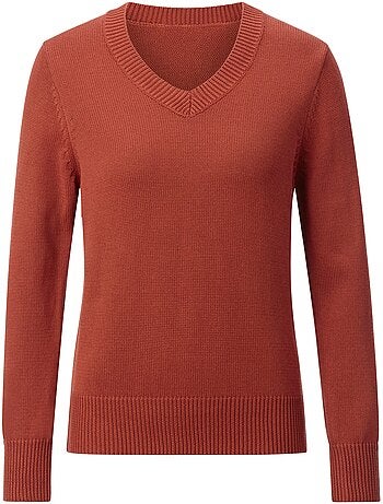 Pull à Encolure En V 50% Coton - Taille Standard - Witt