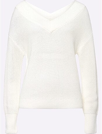 Pull à Encolure En V Encolure En V Affinante - Taille Standard - Helline