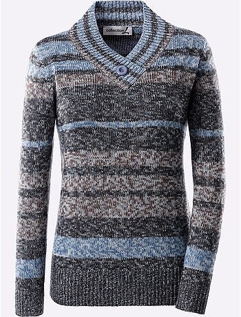 Pull à encolure en v encolure en v chevauchante - taille standard - witt