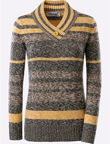 Pull à encolure en v encolure en v chevauchante - taille standard - witt