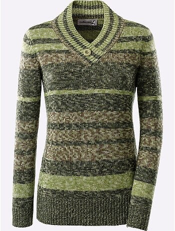 Pull à encolure en v encolure en v chevauchante - taille standard - witt