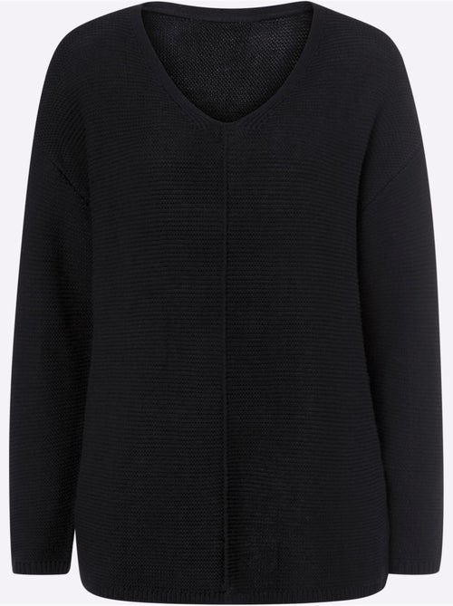 Pull à Encolure En V Encolure V Tendance - Taille Standard - Helline - Kiabi