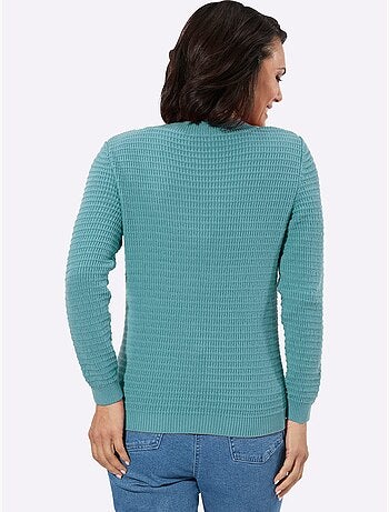Pull à Encolure En V Pur Coton - Taille Standard - Witt