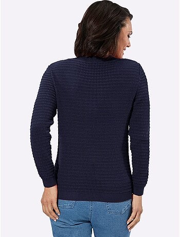 Pull à Encolure En V Pur Coton - Taille Standard - Witt