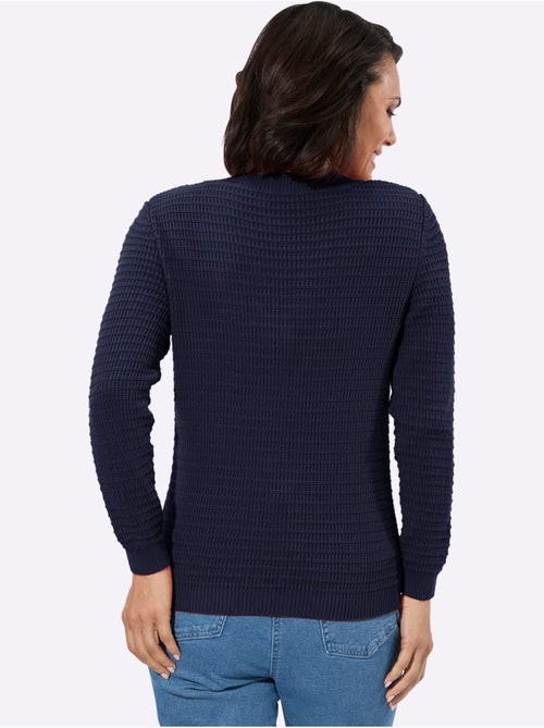 Pull à Encolure En V Pur Coton - Taille Standard - Witt - Kiabi Pull à Encolure En V Pur Coton - Taille Standard - Witt - Kiabi