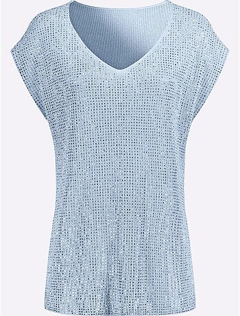 Pull à Encolure En V Viscose - Taille Standard - Helline