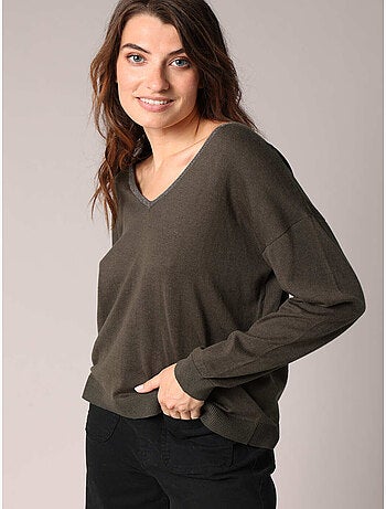 Pull à encolure fantaisie 'deeluxe'