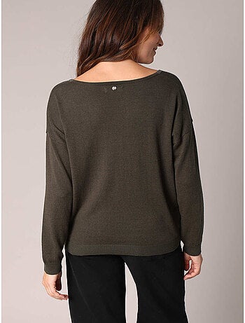 Pull à encolure fantaisie 'deeluxe'