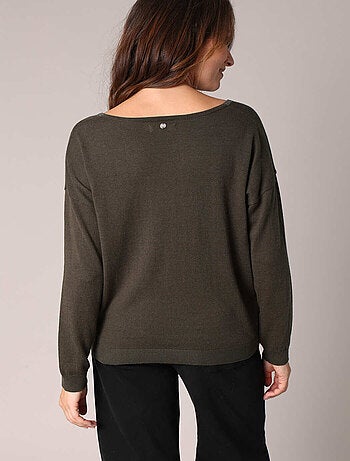 Pull à encolure fantaisie 'Deeluxe'