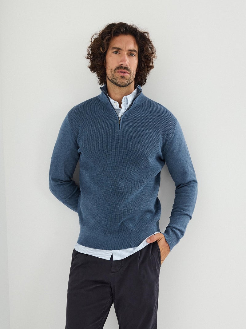 Pull camionneur thermique en polaire femme