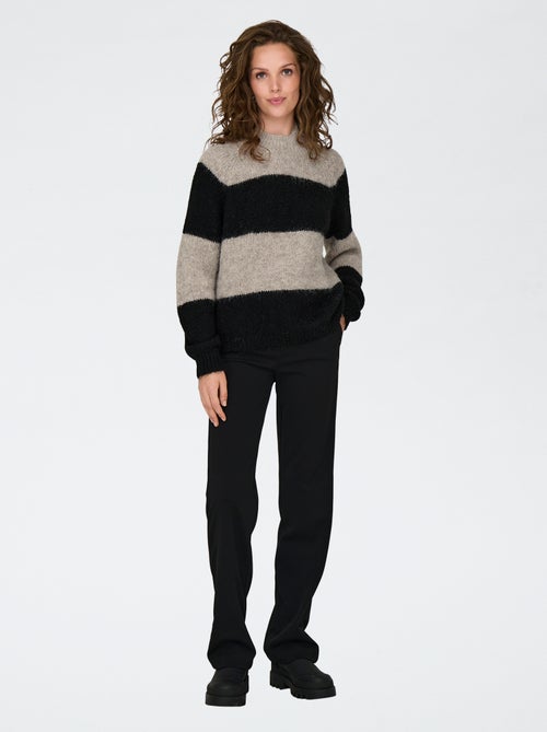 Pull à large rayures 'JDY' - Kiabi