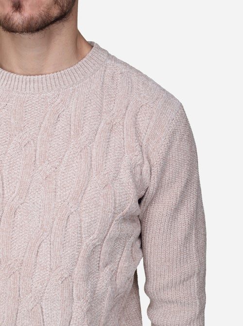 Pull à maille torsadée - Kiabi Pull à maille torsadée - Kiabi