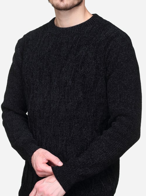 Pull à maille torsadée - Kiabi Pull à maille torsadée - Kiabi