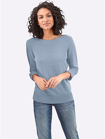 Pull à Manches 3/4 50% Coton - Taille Standard - Witt