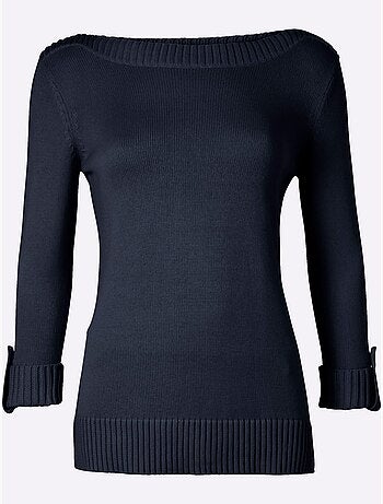 Pull à Manches 3/4 50% Coton - Taille Standard - Witt
