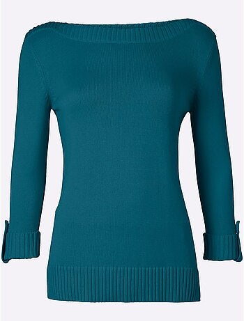 Pull à Manches 3/4 50% Coton - Taille Standard - Witt