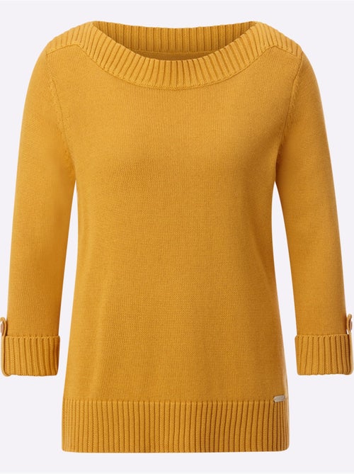 Pull à Manches 3/4 50% Coton - Taille Standard - Witt - Kiabi