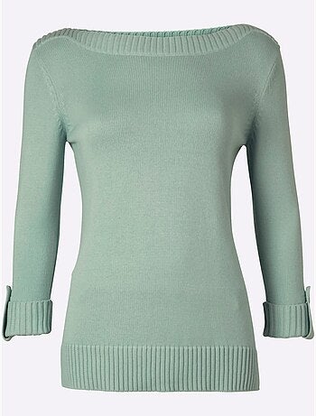 Pull à Manches 3/4 50% Coton - Taille Standard - Witt