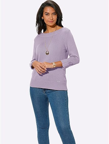 Pull à Manches 3/4 50% Coton - Taille Standard - Witt