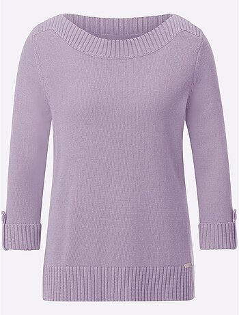Pull à Manches 3/4 50% Coton - Taille Standard - Witt