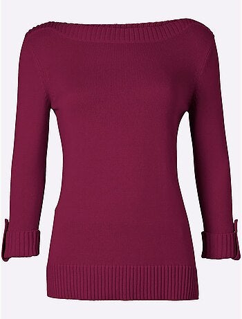Pull à Manches 3/4 50% Coton - Taille Standard - Witt