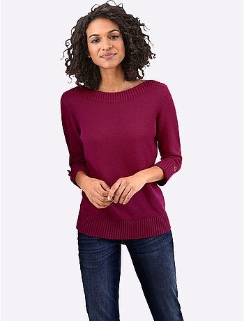 Pull à Manches 3/4 50% Coton - Taille Standard - Witt