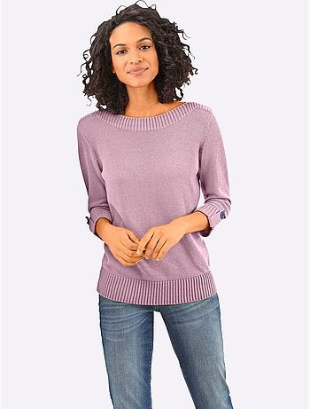 Pull à Manches 3/4 50% Coton - Taille Standard - Witt