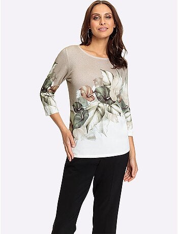 Pull à Manches 3/4 60% Viscose - Taille Standard - Witt