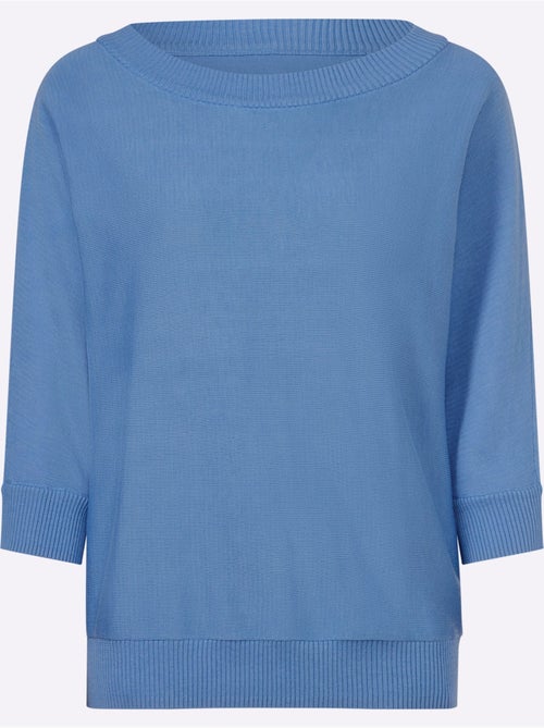 Pull à Manches 3/4 Manches Chauve-souris 3/4 - Taille Standard - helline - Kiabi