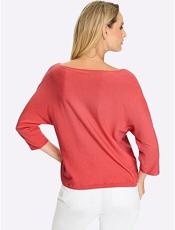 Pull à manches 3/4 manches chauve-souris 3/4 - taille standard - helline