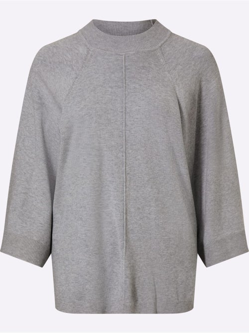 Pull à manches 3/4 nervures flatteuses - taille standard - helline - Kiabi Pull à manches 3/4 nervures flatteuses - taille standard - helline - Kiabi