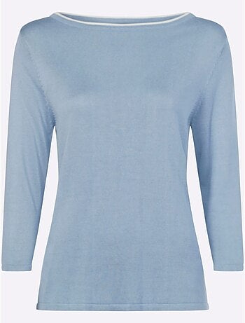 Pull à Manches 3/4 Pure Viscose - Taille Standard - Moda Vilona