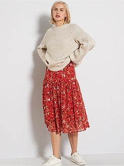 Pull à manches ballons - Kiabi