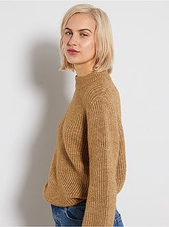 Pull à manches ballons - Kiabi