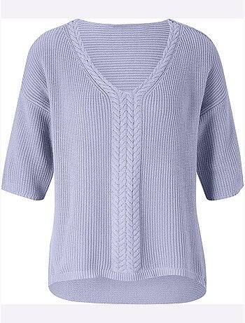 Pull à Manches Courtes - Taille Standard - Helline