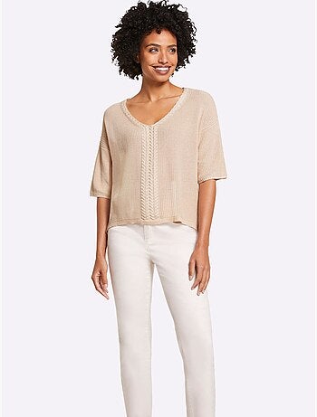 Pull à manches courtes - taille standard - helline