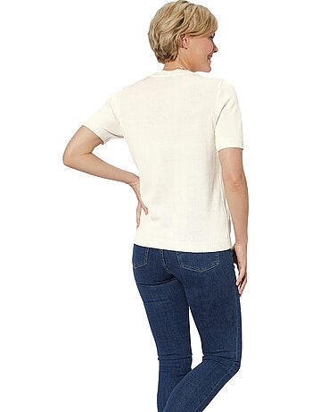 Pull à Manches Courtes 50% Coton - Taille Standard - Witt