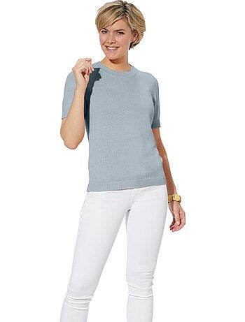 Pull à Manches Courtes 50% Coton - Taille Standard - Witt