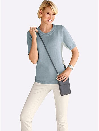 Pull à Manches Courtes 50% Coton - Taille Standard - Witt