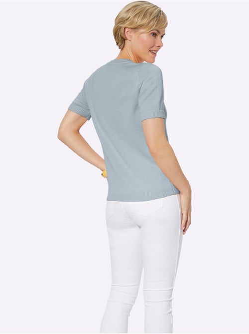 Pull à Manches Courtes 50% Coton - Taille Standard - Witt - Kiabi