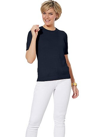 Pull à Manches Courtes 50% Coton - Taille Standard - Witt