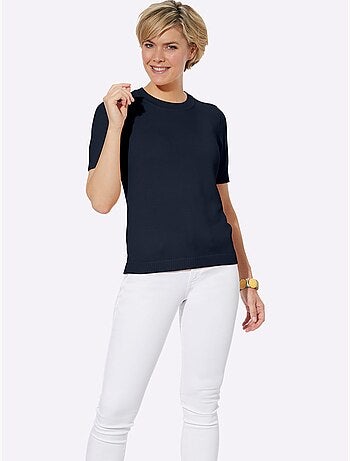 Pull à Manches Courtes 50% Coton - Taille Standard - Witt