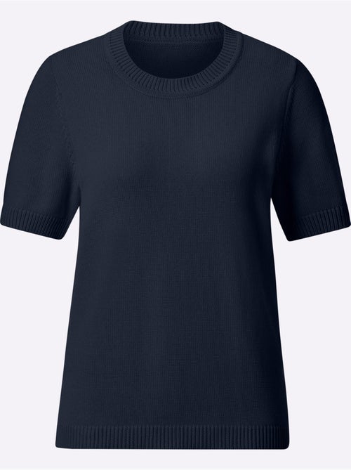 Pull à Manches Courtes 50% Coton - Taille Standard - Witt - Kiabi