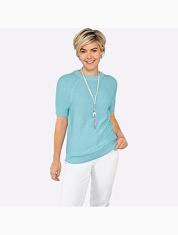 Pull à Manches Courtes 50% Coton - Taille Standard - Witt