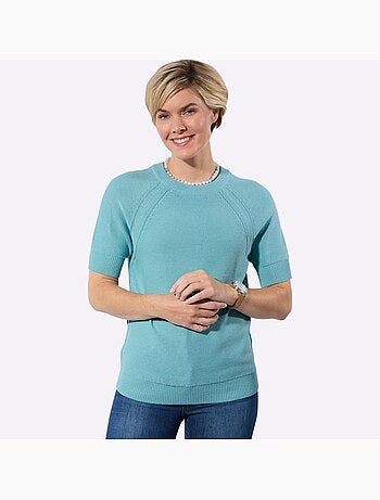 Pull à Manches Courtes 50% Coton - Taille Standard - Witt